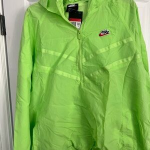 Nike Lime Green Hooded Jacket